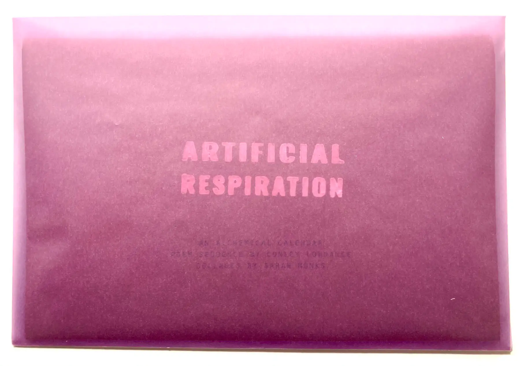 Artificial Respiration — translucent cover