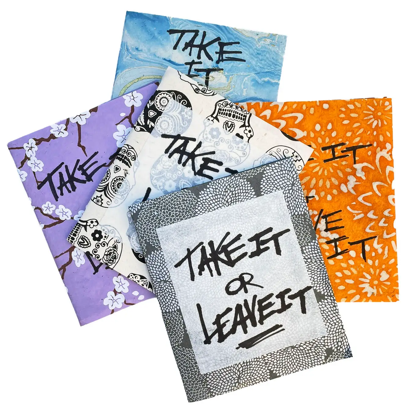 Take It or Leave It — fanned covers